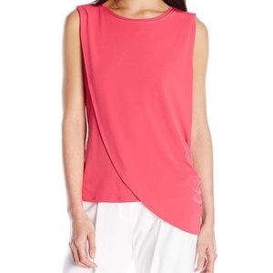 Gorgeous pink Selina knit asymmetrical top